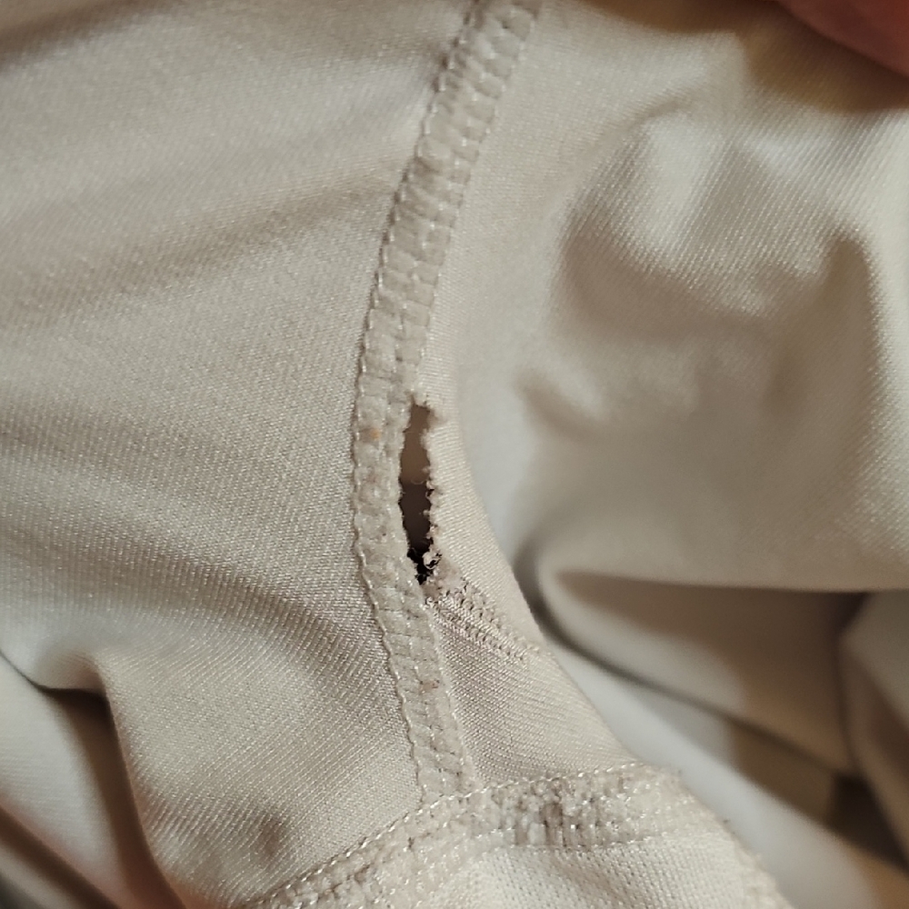Nike Women's Athletic Shorts in Gray and Orange - Picture 7 of 8